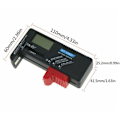 Miniatyrbild 2 av 3: Digital batteritestare för AA AAA CD 9V, knapp - Fungerar utan batteri，Fonepro