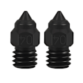 Miniatyrbild 1 av 5: Härdat stål 0,2 0,4 0,6 0,8 3D-skrivarmunstycke för Ender3 5Pro/ Ender3V2/CR6SE/CR10 utskriftsmunstycken 2PCS 0.02 0.4mm
