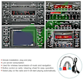 Miniatyrbillede 3 af 5: Bluetooth-lydadapter med højttaler til bilstereo, der passer til A2 A3 8l 8p B5 B6 B7 A6 8 / 20pin