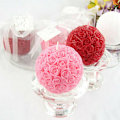 Miniatyrbillede 1 af 5: 3D Rose Ball Form Silikoneform Form DIY Håndværk Form Large