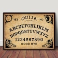 Miniatyrbild 2 av 8: 1 st canvasposter, Ouija bräde tryck affisch, mörk akademisk affisch väggkonst för vardagsrum 15.8*23.7inch/40*60cm Unframe