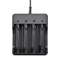 Miniatyrbillede 4 af 4: 18650 Batterilader 4 pladser Oplader Lommelygte 4.2V Lithium Ba
