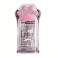 Pikkukuva 1 / 9: 1 kpl Kissan tassu -kynän teroitin - Kannettava ja esteettinen meikki- ja kauneustarvike aikuisille Gray Cat Claw Pencil Planer