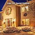 Miniatyrbild 3 av 5: LED-nätljus för jul, 96 LED 1,5*1,5 m Utomhus julnät
