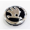 Miniatyrbilde 3 av 5: Set med 4 sorte navkapsler til Skoda 56 mm for Fabia, Octavia, Superb