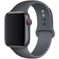 Miniatyrbilde 1 av 6: Silikonrem for Apple Watch Band 45mm 44mm 42mm 49mm 41mm 40mm 38mm armbånd iwatch Series 8 7 9 SE 4 3 5 Ultra 6 Grå Gray 42 44 45 49 mm S-M