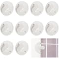 10-pak duschdraperi Spill Protector Clips, Gardin Spill Show