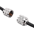 Miniatyrbilde 3 av 4: 15m Uhf Koaksialkabel Rg58 Koaksialkabel Pl259 Kabel 50 Ohm Cb Radioantenne Uhf Hane Till Uhf Ma-dt