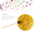 Miniatyrbild 2 av 5: Buddha Stones Mini Steel Tongue Drum 3 tum ljudläkande trumset, Mini Handpan Drum, 6 toner Worry Free Drum, Worry Free Drum, Handpan Drum Navy blue