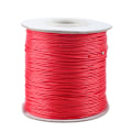 Miniatyrbillede 2 af 2: Multifunktionel Flettet Snøre, Rottehale Satin Snøre, Flettet Snøre, Tråd (Rød 0,5 mm)