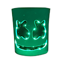 Pikkukuva 4 / 5: /#/Marshmello LED-naamio DJ-cosplay-kypärä Marshmello-asu naamio Lig/#/