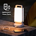Miniatyrbillede 5 af 7: Camping Lanterne, Genopladelig Lys 2-i-1 Dæmpbar Udendørs Vandafvisende Udstyr med USB Opladning – Lanterner til Strømafbrydelser, Vandreture og Hjem