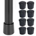 Miniatyrbilde 4 av 5: 8 stk stolbenbeskyttelse gummiføtter beskyttelse 12MM 12MM 12mm 12mm