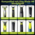 Miniatyrbilde 2 av 4: One Blade Reserveblad - Kompatibel med QP2520-QP2734, QP4631 - Passer til OneBlade 360, Pro 360 QP655-WELLNGS 1 item