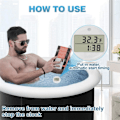 Miniatyrbild 5 av 5: Isbads Termometer Timer, Flytande Termometer för Isbad, Vattentät IP67, Kallt Dopp Termometer & Timer