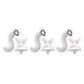Miniatyrbilde 2 av 5: 1/2/3/5 Faux Katteører og Hale Sett Halloween Fancy Dress Cosplay Hvit-WELLNGS Hvit White 3PCS