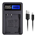 Miniatyrbillede 9 af 10: NPBD1 Kamera Batteri LCD USB-oplader til Cyber-shot DSCP100, DSCP120, DSCP150, DSCP200 Kameraer Bærbar og praktisk