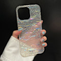 Miniatyrbilde 2 av 5: For iPhone 14 Pro Max Skall Korn Gradient Etui Glitter TPU støtsikker deksel Transparent