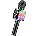 Miniatyrbild 1 av 3: Karaoke Bluetooth trådlös mikrofon, barn vuxen mikrofon, 5 röstväxlare