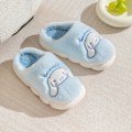 Miniatyrbillede 1 af 5: Nye Sanrio Tøfler Cinnamoroll Plysj Sko Skridsikre Kawaii Anime Kuromi My Melody Dam Hjem Bomuld Tøfler Vinter Piger Gave 30-31(indlægssål 18,5cm) 30-31 (insole 18.5cm) cinnamon roll