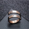 Miniatyrbillede 5 af 5: Rustfrit Stål Ring Smykker Justerbare Twist Ringe
