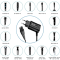 Miniatyrbillede 3 af 5: Oplader Shaver Oplader trimmer Egnet til shaver Elektrisk skægtrimmer