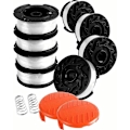 Miniatyrbillede 1 af 5: Trimmer Line Spole til Black And Decker Trimmer, 8 Buskrydder Li