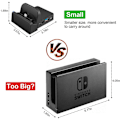 Miniatyrbilde 2 av 4: Nintendo Switch Dock, Bærbar Nintendo Switch TV-dock, Erstatning for Offisiell Nintendo Switch Dock