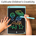 Miniatyrbilde 4 av 5: Fargerik LCD-skriveplate, 8,5 tommers tegnebrett Grafikk Tablett Nøkkellås Håndskrift Doodle Skriveplate Barneleker Gaver for gutter Jenter
