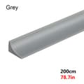 Vattenstopp Vattenhållande List GRÅ 200CM Grå[BT} Grey 200cm