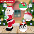 Miniatyrbild 3 av 7: Twerking Tomte - Dansande Elektrisk Julplyschdocka Sjunger Engelska Sånger Jultomte Leksaker för Barn