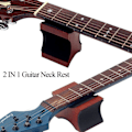 Miniatyrbild 2 av 5: 2-i-1 bakelit klassisk gitarr nackstöd fäste gitarrhals fäste gitarrhandtag fäste kuddfäste