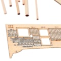 Miniatyrbild 2 av 5: 1:100 Halcon Trä Seglingsskepp Modell DIY Kit Fartyg Montering Dekoration Present