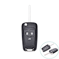 Pikkukuva 2 / 5: Lip Folding 3 Button Flip Remote Key Shell Case Cover Fob For Chevrolet Cruze DB
