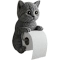 Miniatyrbild 1 av 2: Katttidningshållare, Rolig 3D Katt Pappershanddukshållare, Söt Dekorativ Toalettpappershållare Väggmontering för Badrum Kök, [qb] A
