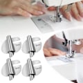 Miniatyrbillede 7 af 7: Sømfod til bred søm, bred sømfod, sømfod i rustfrit stål til symaskiner, til hjemme- og erhvervsbrug (4 stk., 3 mm - 6 mm) 8pcs 3 to 10mm