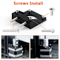 Miniatyrbillede 7 af 9: Stepper Motor Fastgørelsesbeslag Opgradering Metal Z Akse