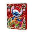 Miniatyrbilde 3 av 4: Anime Disney Lilo & Stitch Legering Charm Tilbehør Julekalender Armbånd Halskjede Pynt DIY Smykker Nedtelling Kalender-Y3 C