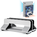 Miniatyrbillede 4 af 5: Vertikal bærbar computer stand aluminium justerbar bærbar computer holder