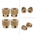 Miniatyrbillede 2 af 5: 26 Tand/40 Tand Messing Drivhjul Foder Gear Hjul Bore 5mm F
