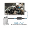Miniatyrbillede 2 af 5: Kabel til SCART til HDMI-konverter DVD HD TV videoadapterkabel