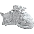Miniatyrbild 1 av 3: Kattängel staty av heders gravsten 15*5*6cm polyresin antik sten dekorera din trädgård och sovrum