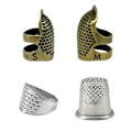Miniatyrbild 1 av 11: SömnadsTumme Metall Tumme Ringar Justerbara Metall Finger Skydd Ringar Läder Mynt Finger Skydd, Sömnad Finger Skydd 0.02 N
