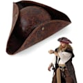 Miniatyrbild 1 av 5: Pirathatt för vuxna Halloween-hattar för vuxna och kolonialstil Tricorn-hatt lämplig körsbär