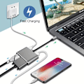 Miniatyrbillede 3 af 5: USB C Hub til HDMI VGA Multiport Adapter, 4-i-1 USB C til Vga Multiport