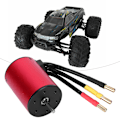 Miniatyrbild 5 av 8: 750W 4-polig HH3650 borstlös motor för 1/10 RC bil båt reservdelar 3300KV