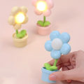 Miniatyrbild 3 av 8: 1 st Kreativ söt blomma bordslampa - Perfekt mini sänglampa för sovrum, barns nattlampa Yellow