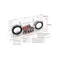 Miniatyrbild 4 av 5: DIY Bluetooth-högtalarkit Elektronik DIY Lödprojekt Praktik Lödmontering DIY Elektronisk()