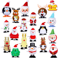 Miniatyrbilde 2 av 7: 18 stk Julegave-Julepynt Opptrekkbare Lekeassortering for Julefestgaver Godteriposefyll (Jul)