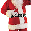 Pikkukuva 2 / 5: Punainen flanelli Santa-asu hanskoilla